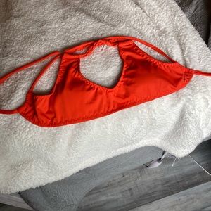 Custom halter swim bikini top